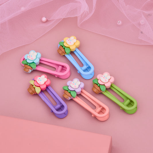 Floral Baby Hair Clips