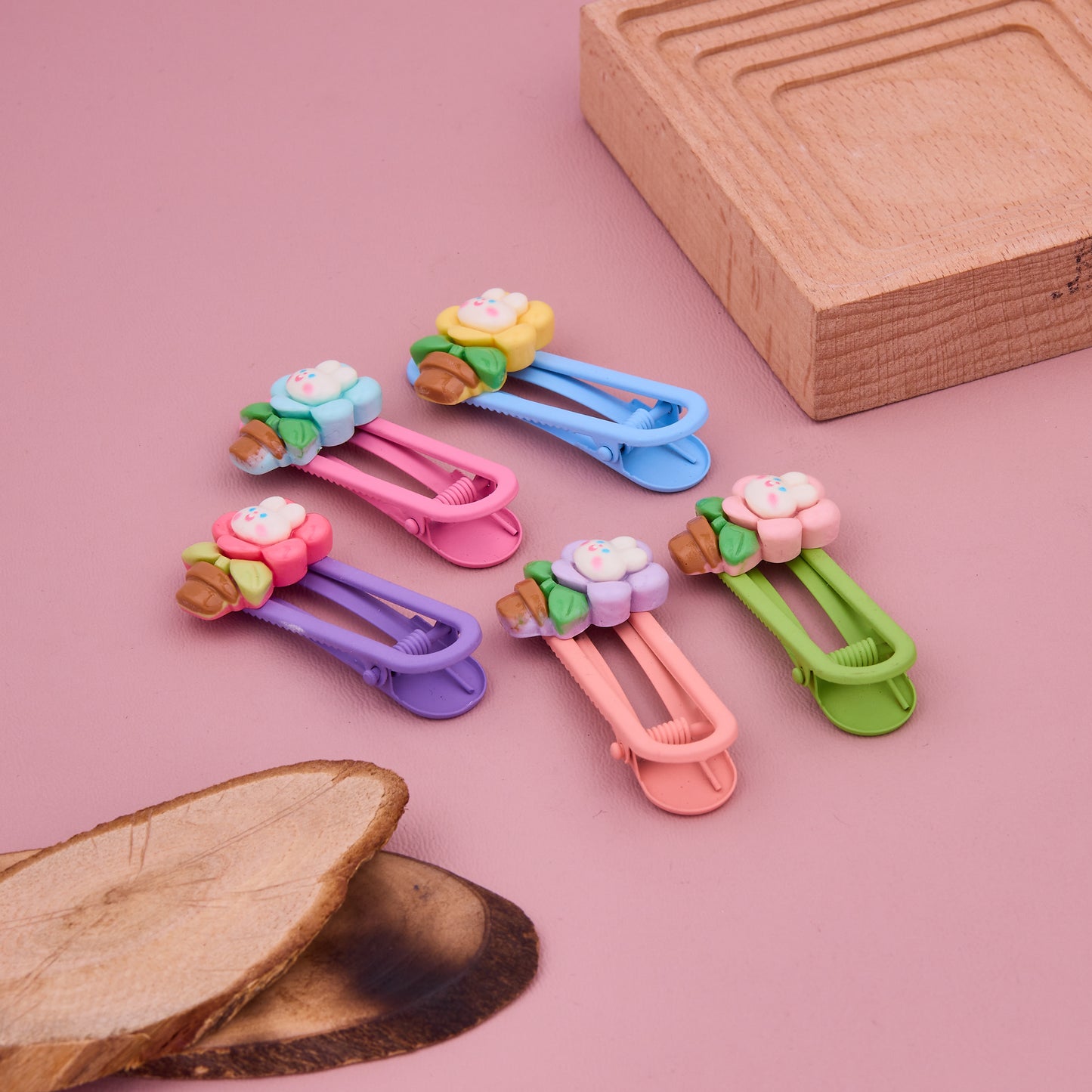 Floral Baby Hair Clips