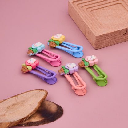 Floral Baby Hair Clips