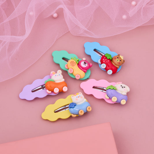 Cartoon Car Hair Clips