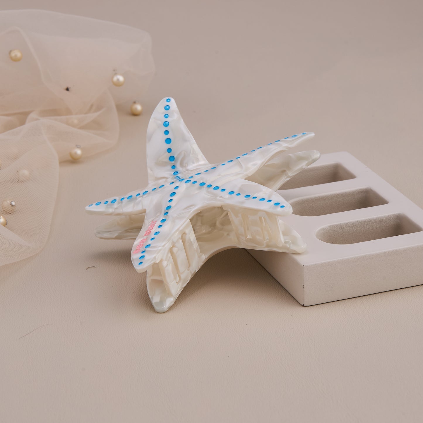 Starfish Design Hair Claw Clip