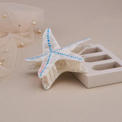 Starfish Design Hair Claw Clip
