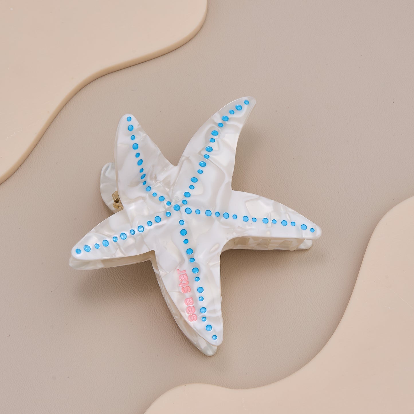 Starfish Design Hair Claw Clip