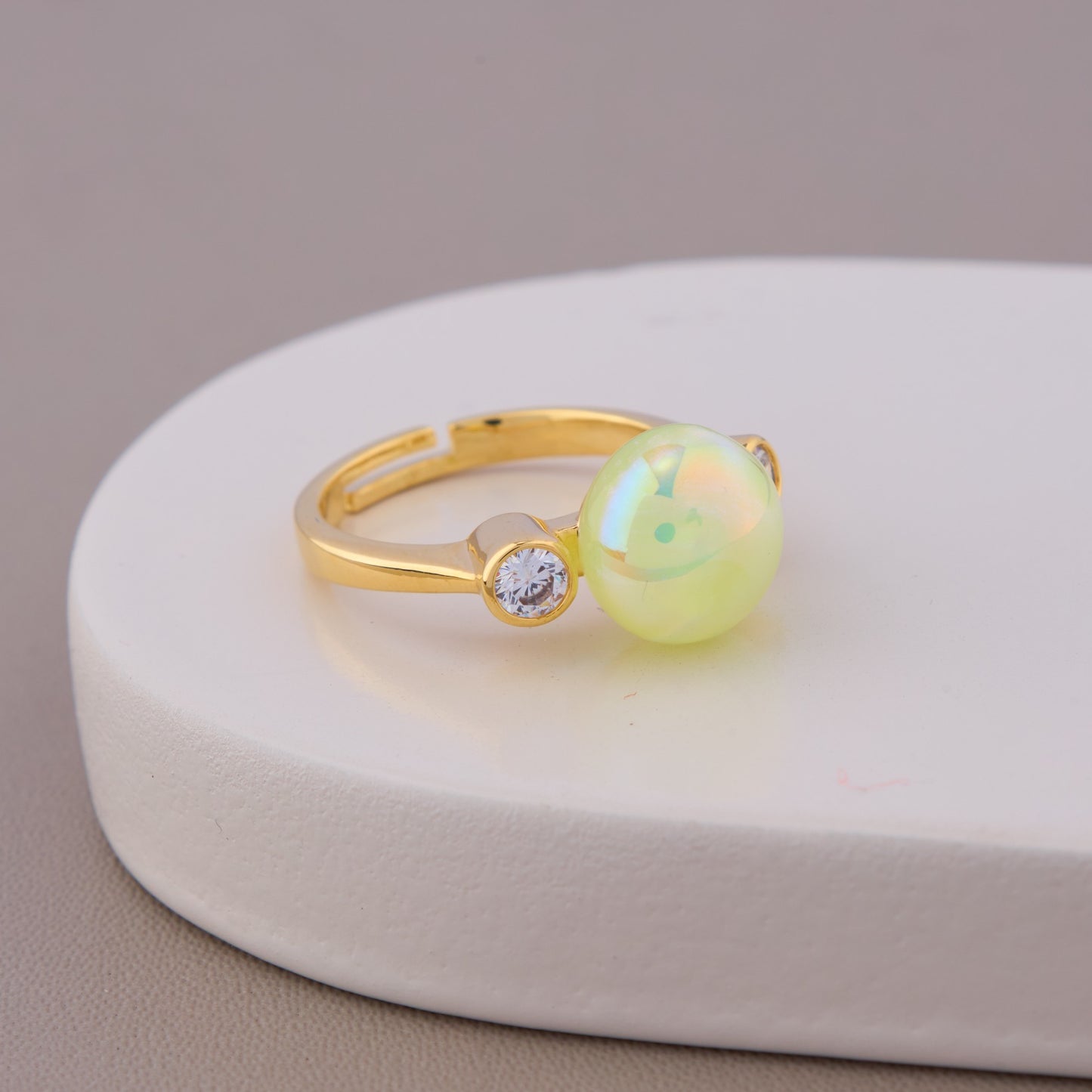 Glow Pearl Gold Ring