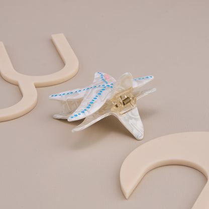 Starfish Design Hair Claw Clip