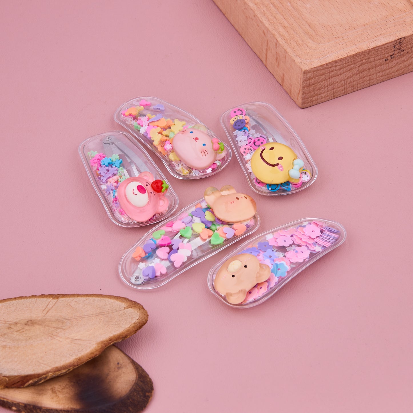 Sweet Animal Glitter Clips