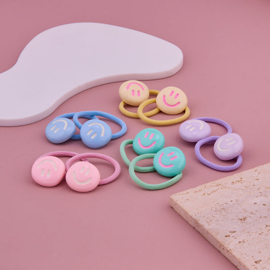 Smiley Hair Ties