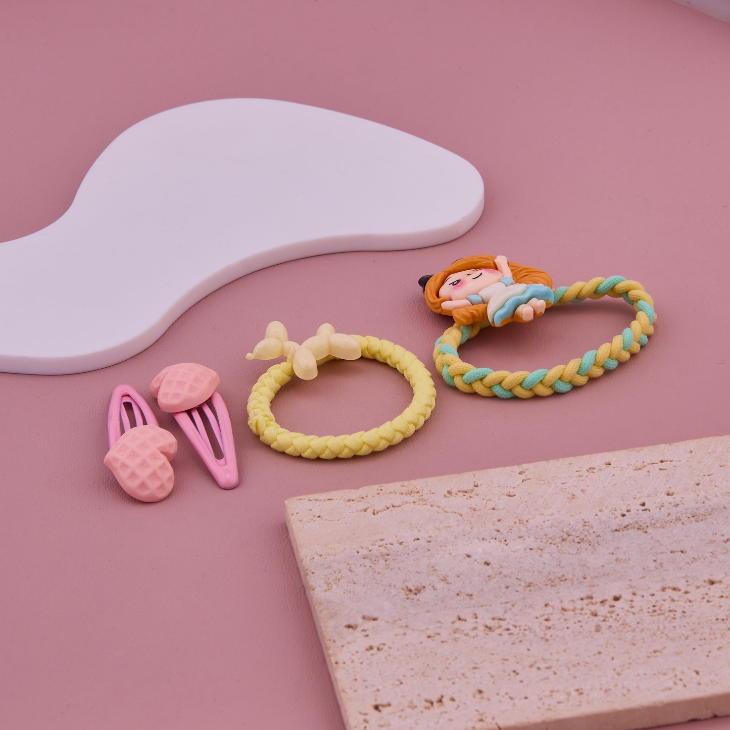 Cartoon Princess Hair Set