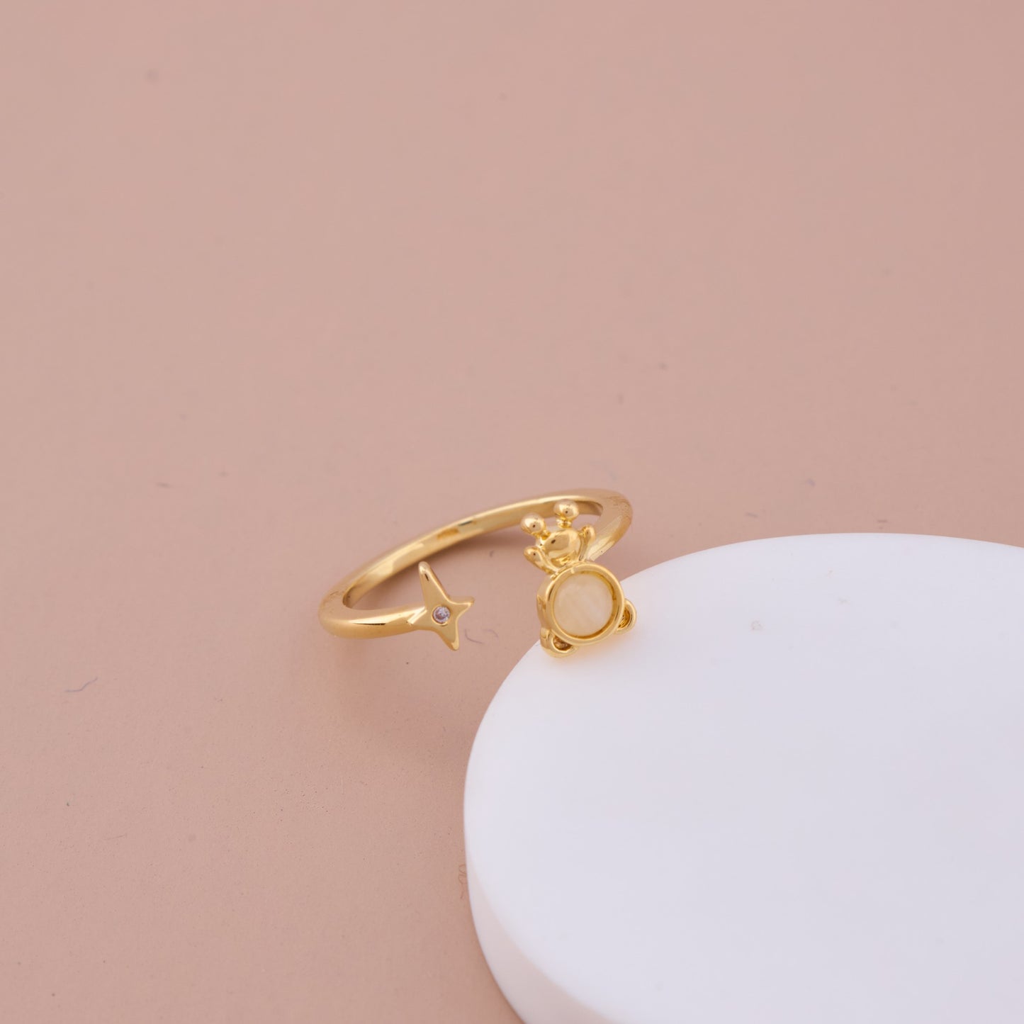Teddy Bear Charm Ring