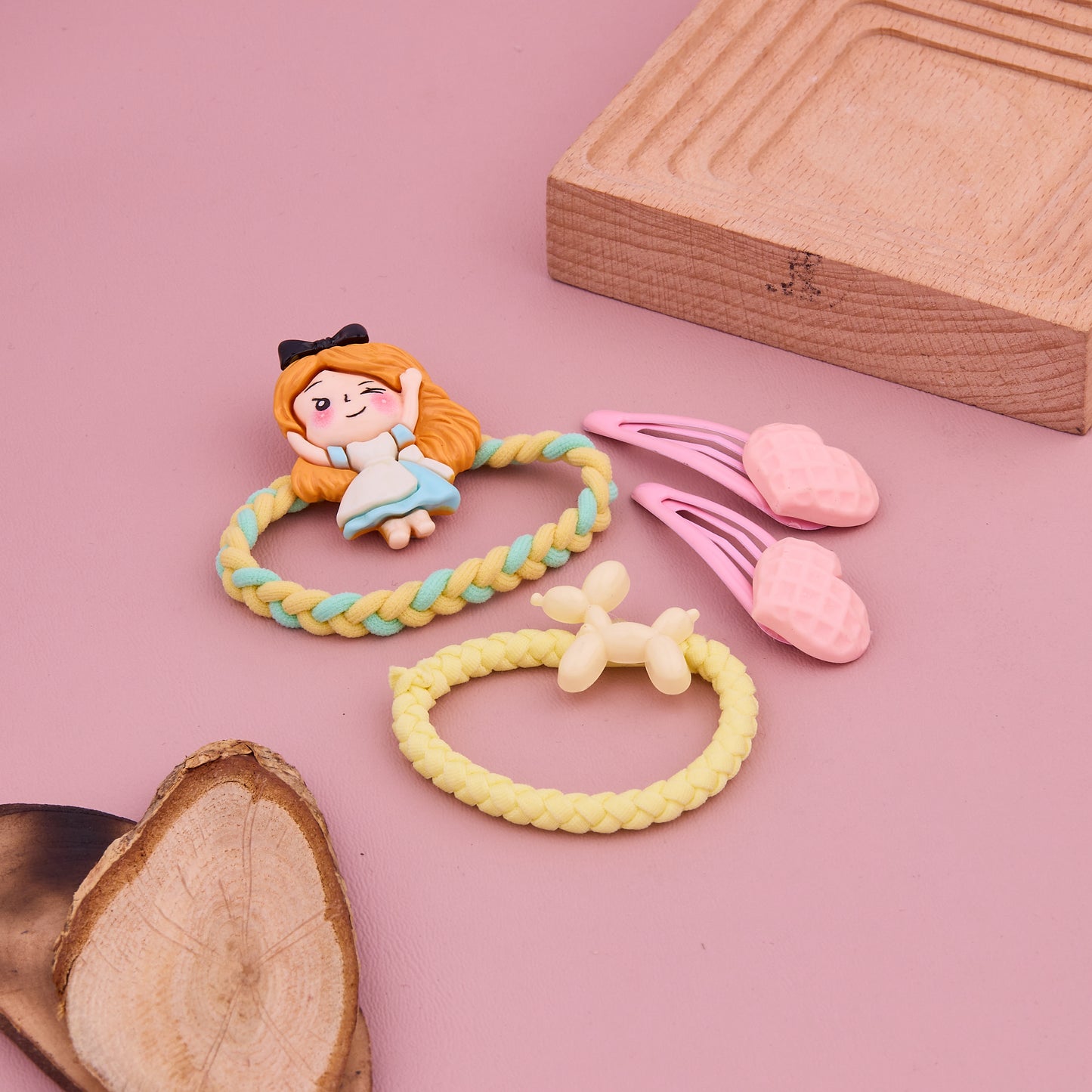 Cartoon Princess Hair Set