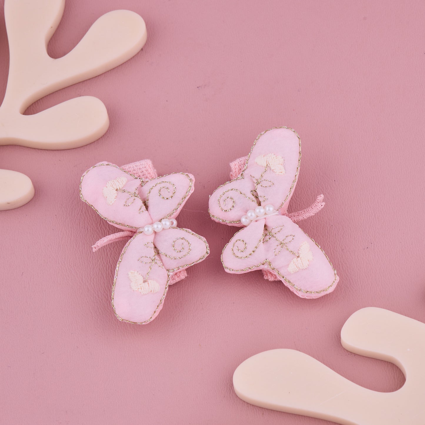 Pink Butterfly Hair Pin