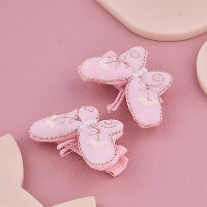 Pink Butterfly Hair Pin