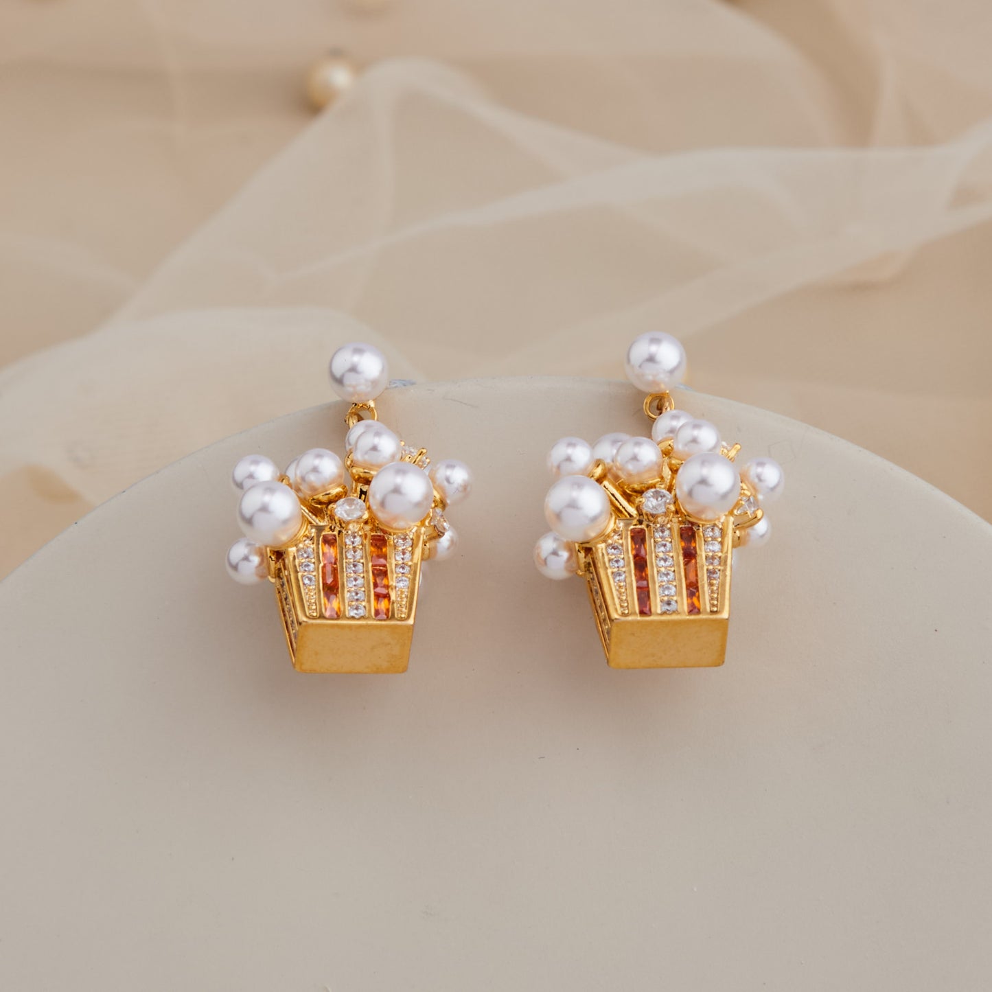 Luxe Cluster Studs