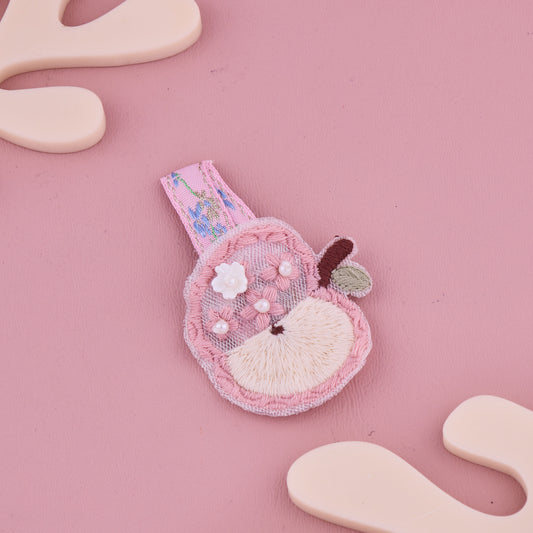 Peach Blossom Handmade Hair Pin