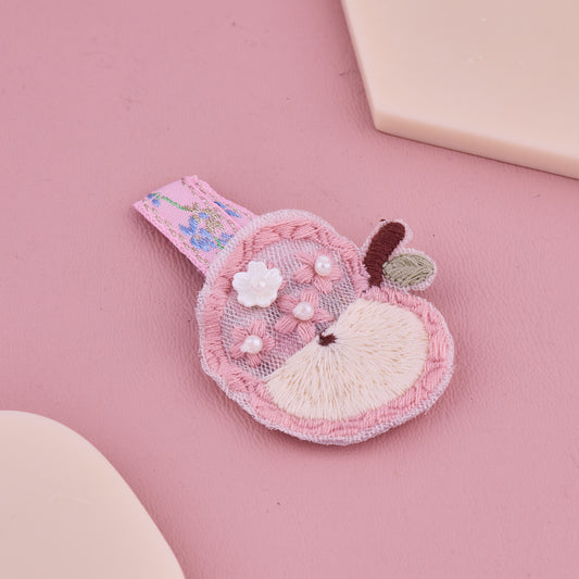 Peach Blossom Handmade Hair Pin