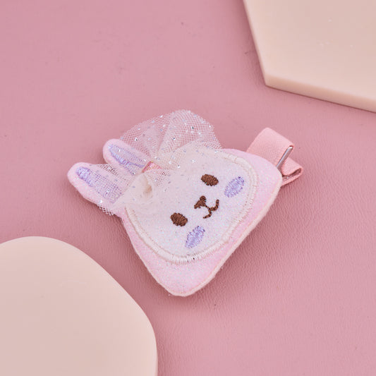 Glitter Bunny Hair Clip