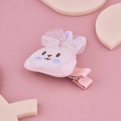 Glitter Bunny Hair Clip