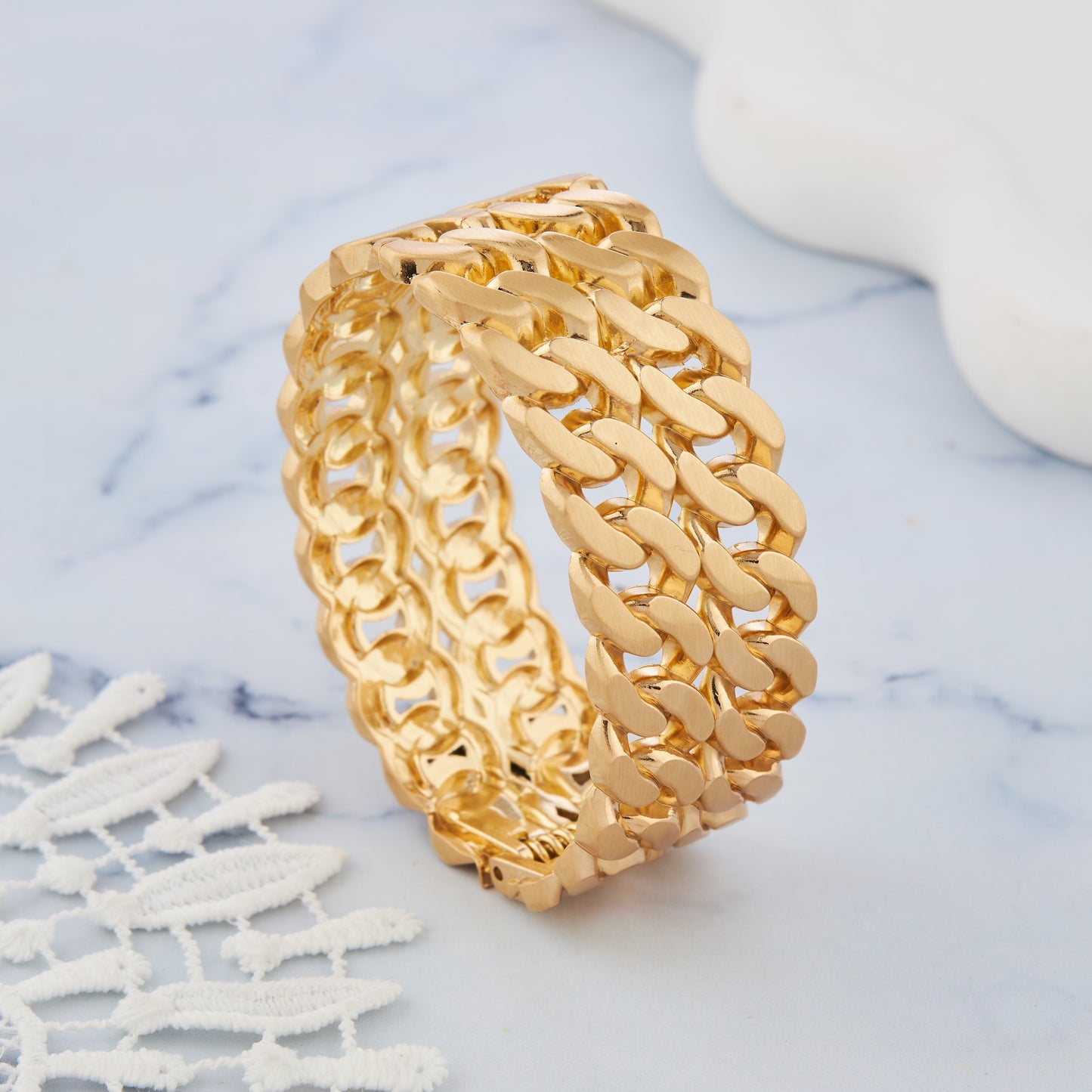 Soft Blush Gold Bracelet