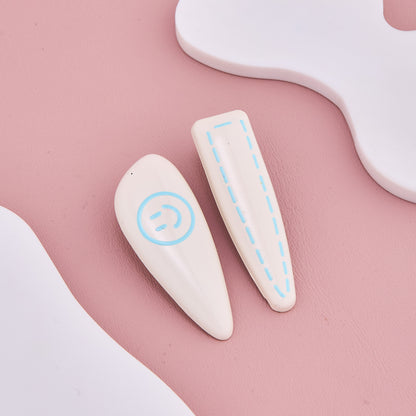 Minimal Blue Line Hair Clips for Baby Girls