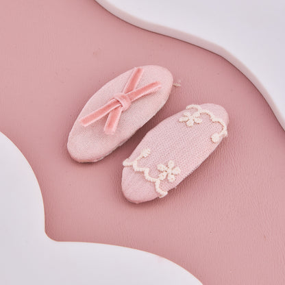 Soft Pink Baby Clips