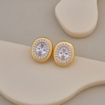 Golden Glow Studs