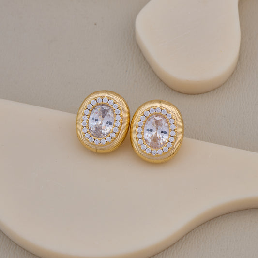 Golden Glow Studs