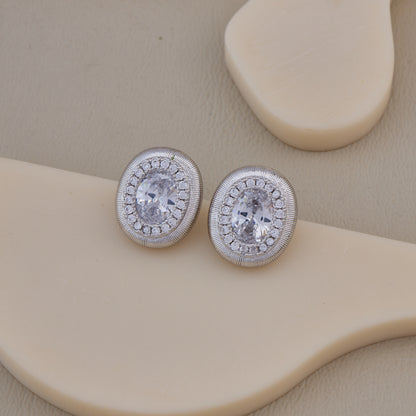 Silver Glow Studs