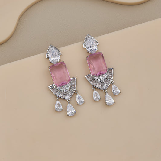 Pink Luxe Statement Earrings