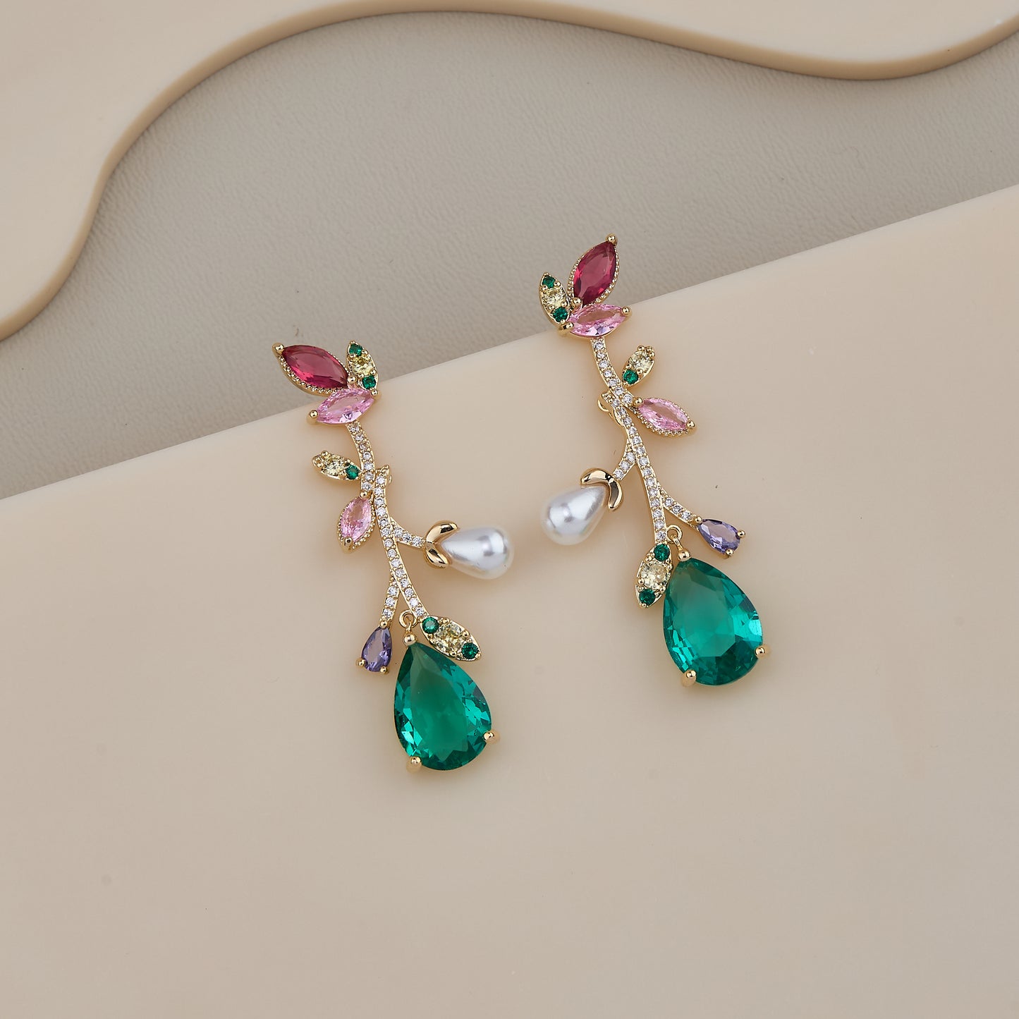 Enchanted Garden Drop Earrings