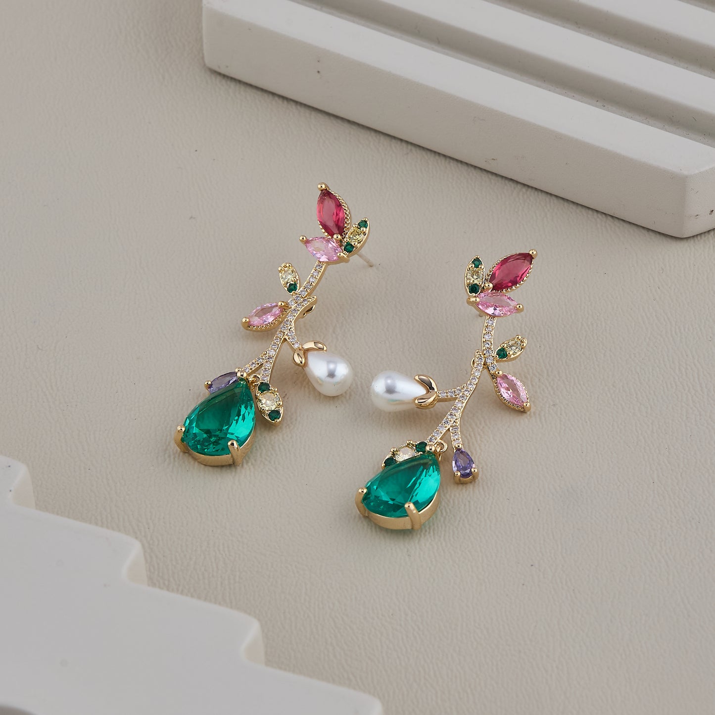 Enchanted Garden Drop Earrings