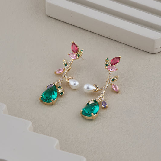 Enchanted Garden Drop Earrings