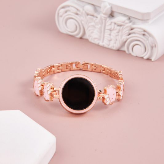 Rose Gold Kitty Pink Digital Watch