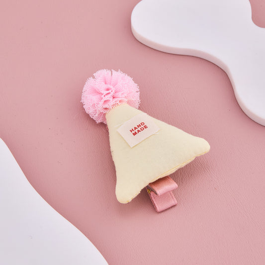 Handmade Party Hat Hair Clip