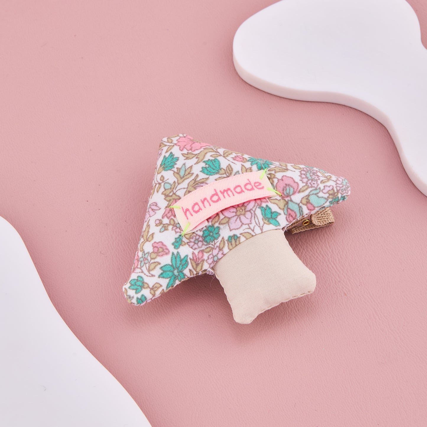 Floral Handmade Mushroom Hair Clip