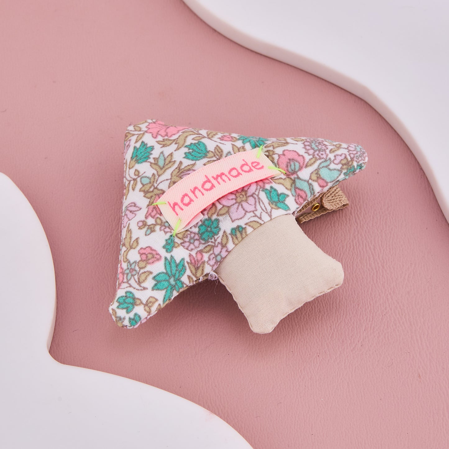 Floral Handmade Mushroom Hair Clip