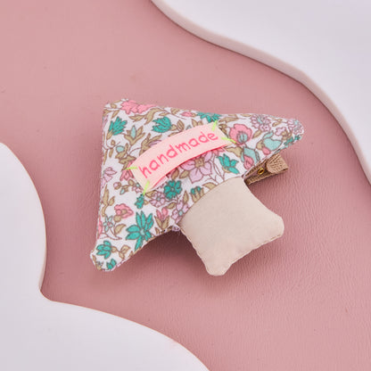 Floral Handmade Mushroom Hair Clip