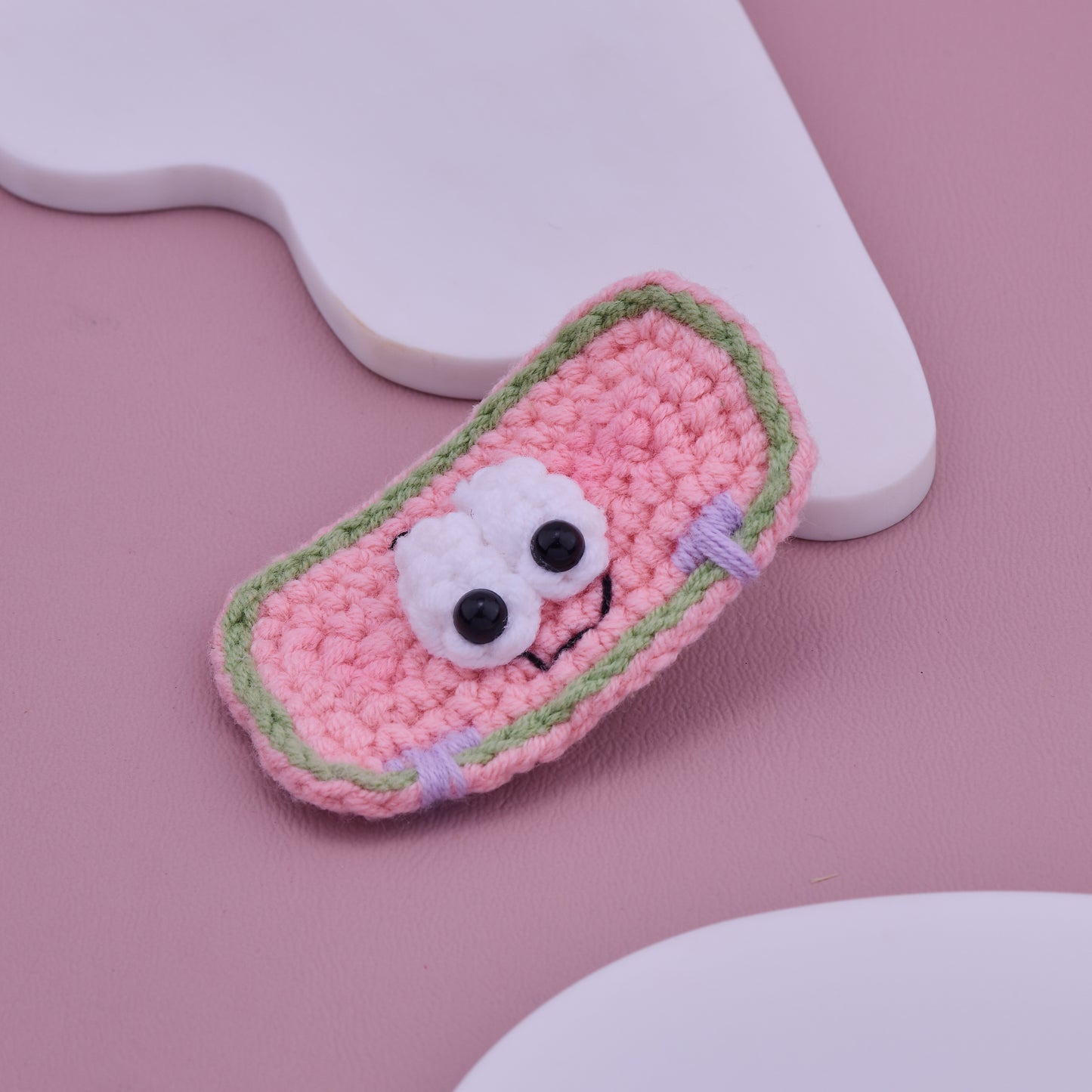 Crochet Owl Baby Hair Clip