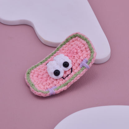 Crochet Owl Baby Hair Clip
