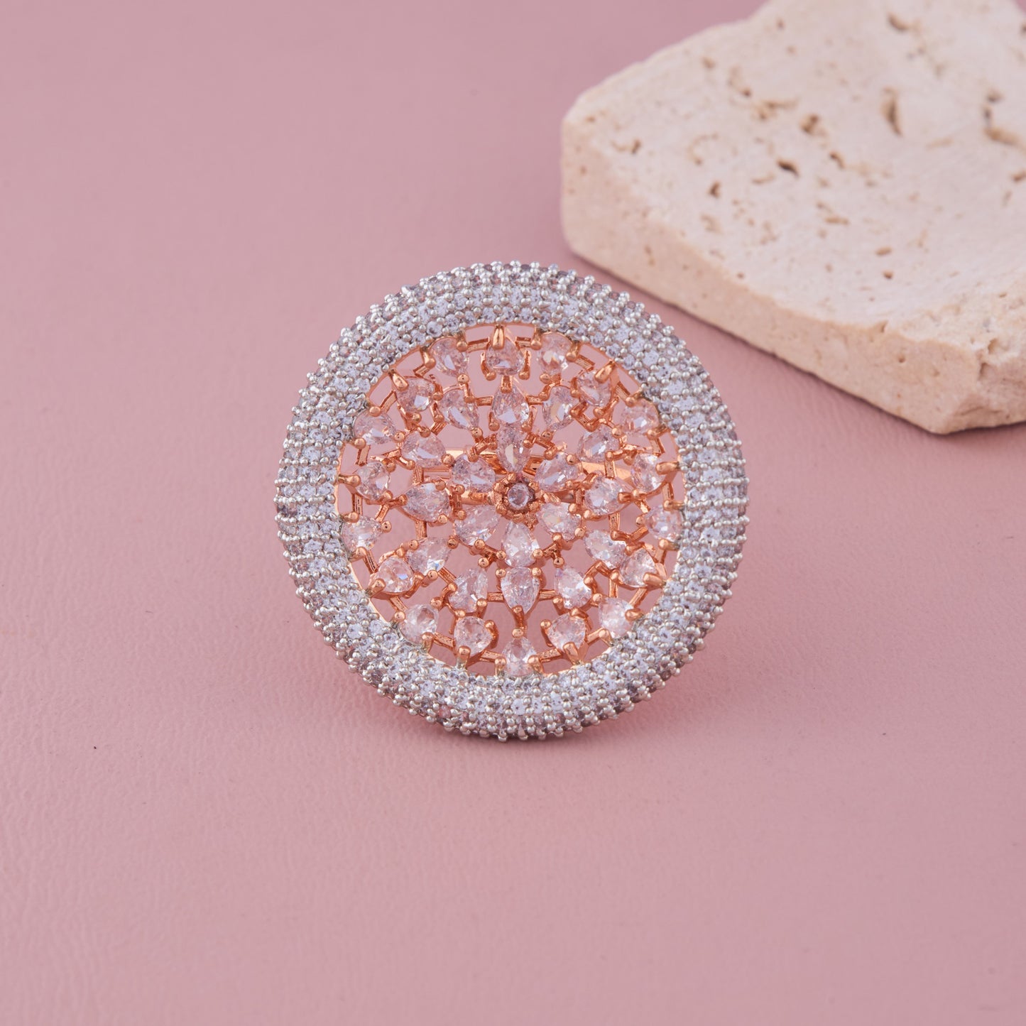 Blush Radiance Diamond Ring