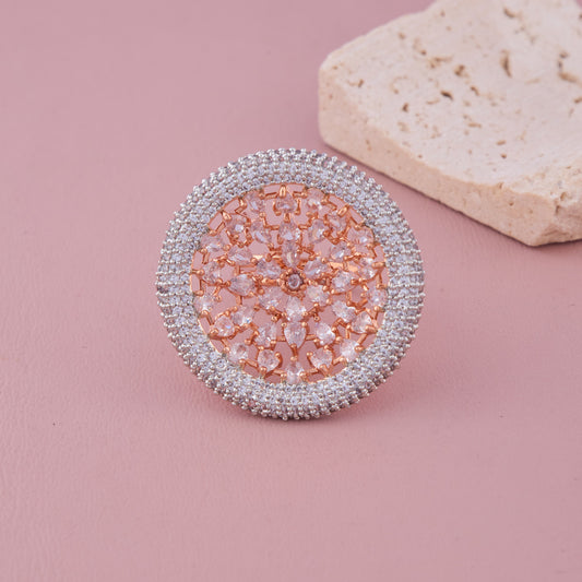 Blush Radiance Diamond Ring