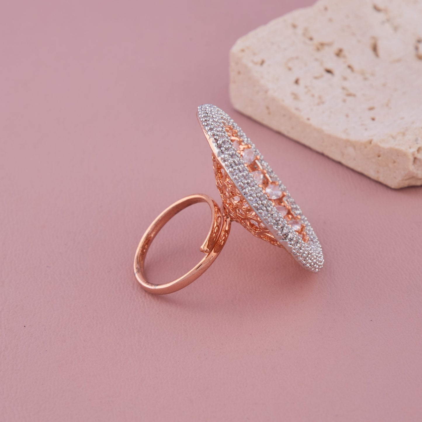 Blush Radiance Diamond Ring