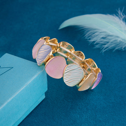 Elegant Gold Meenakari Bracelet for Women