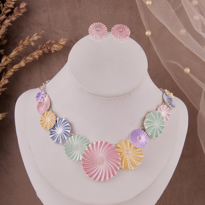 Floral-Inspired Necklace & Earrings – Perfect for Celebratory Moments