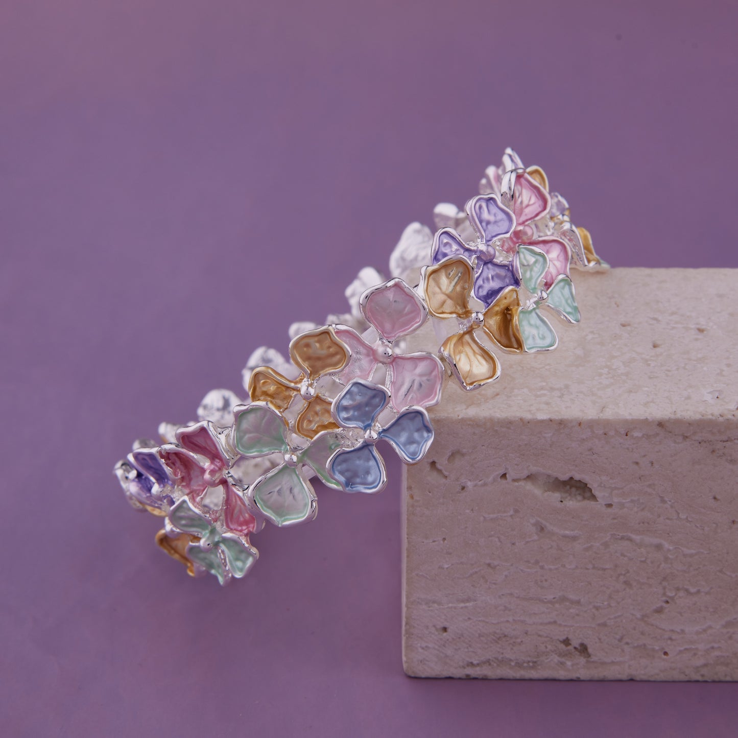 Elegant Jewel-Toned Fashion Bracelet for Women