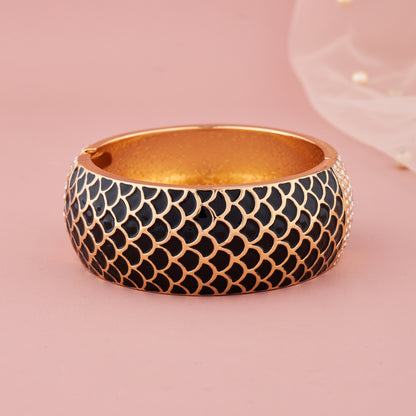 Midnight Luxe Gold & Black Bracelet