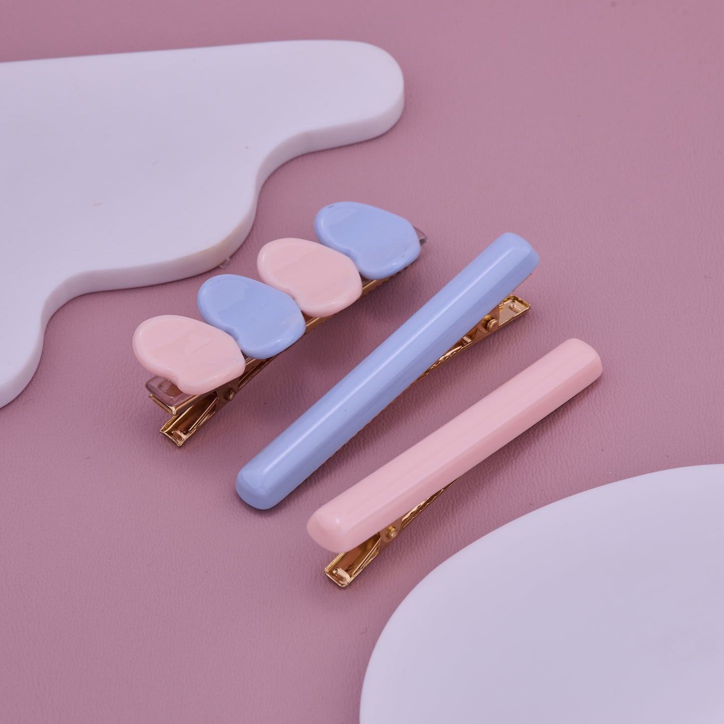 Pastel Chic Hair Clip Set