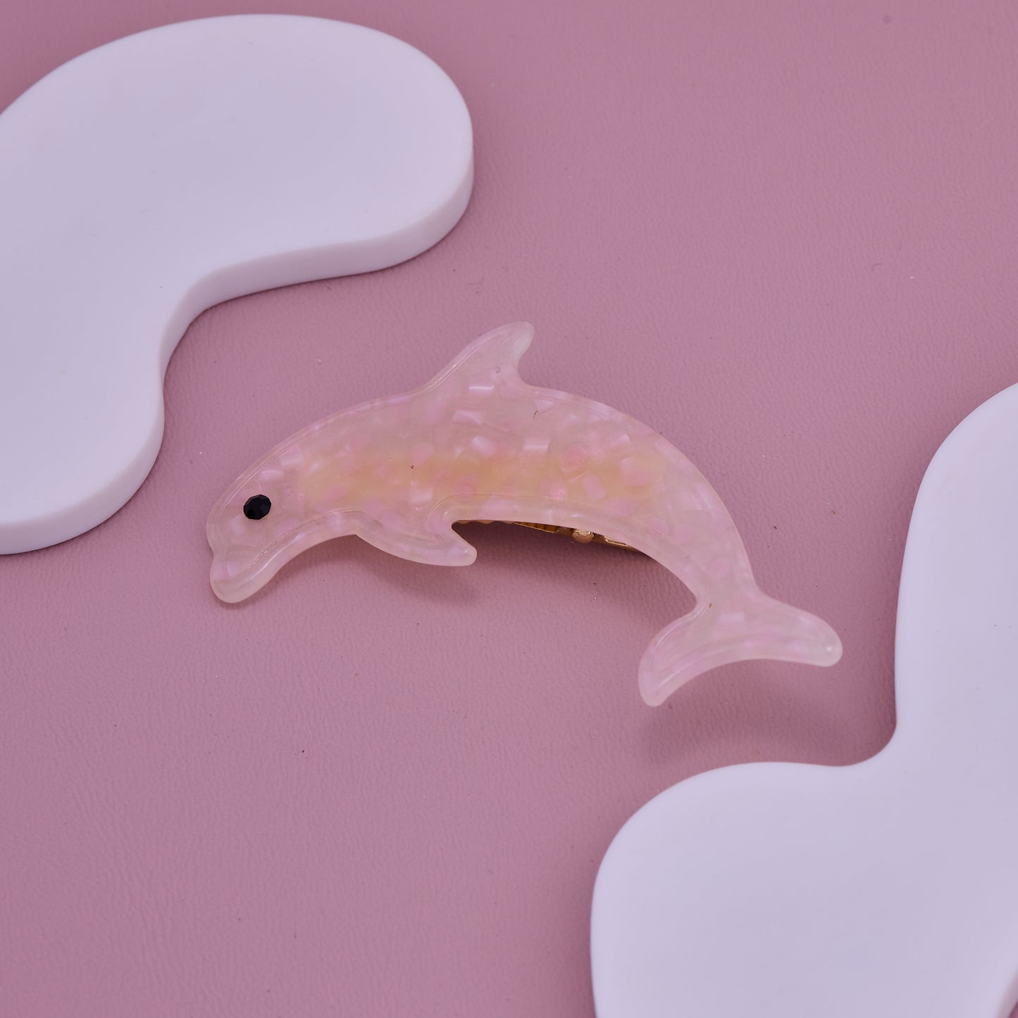 Pink Dolphin Hair Clip