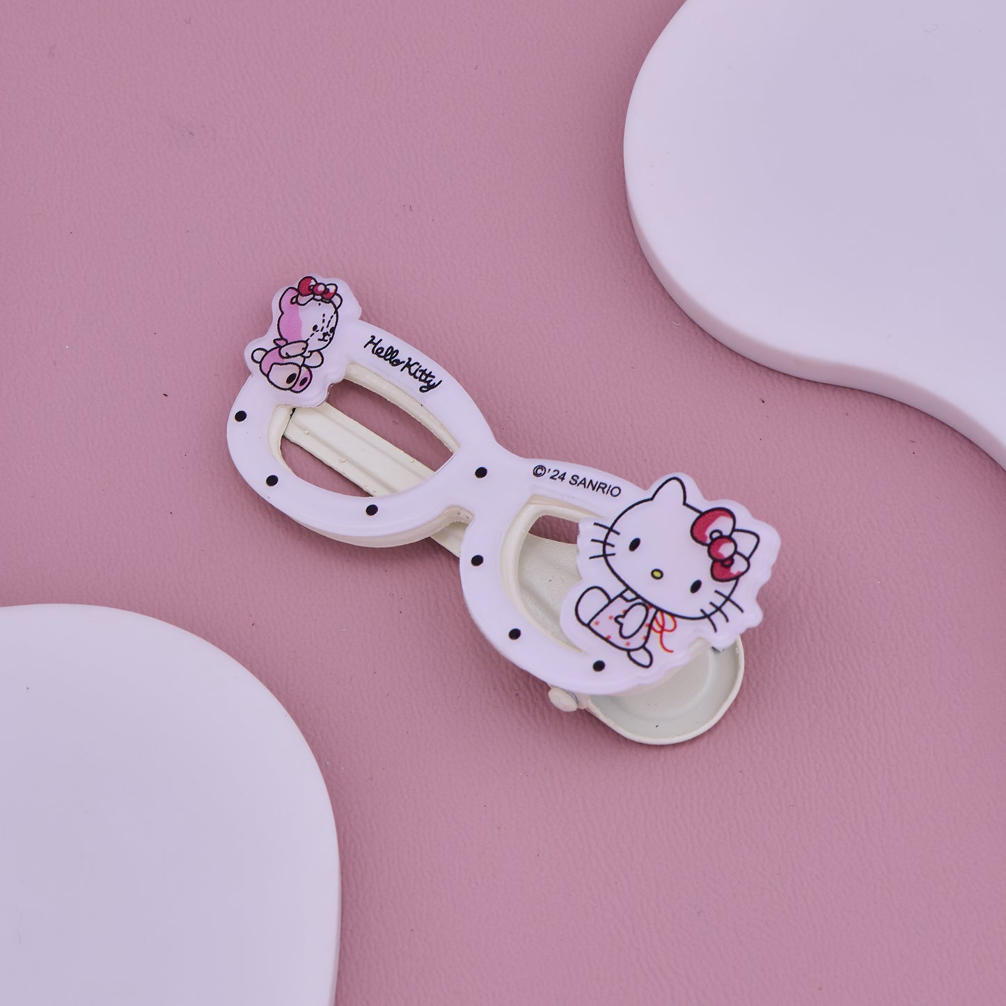Cute Kitty Glasses Hair Clip