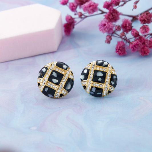 Sparkling Diamond & Crystal Earrings