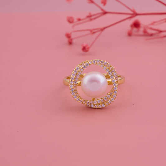 Golden Pearl Essence Ring